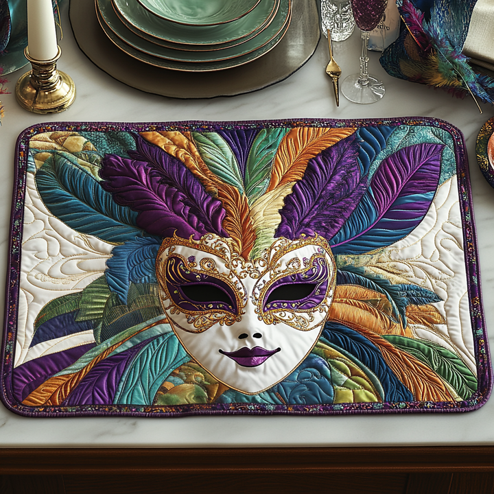 Carnival Charm Quilted Place Mat