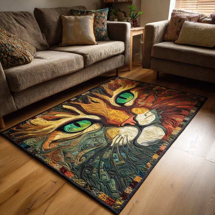 Cat Flame Area Rug