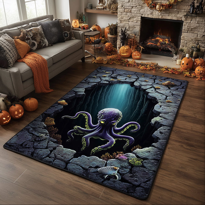 Cave Kraken Lair Area Rug