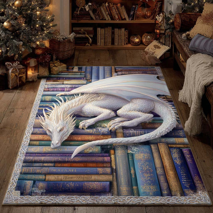 Celestial Pearl Dragon Area Rug