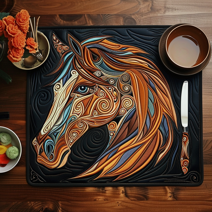 Celtic Horse Quilted Placemat