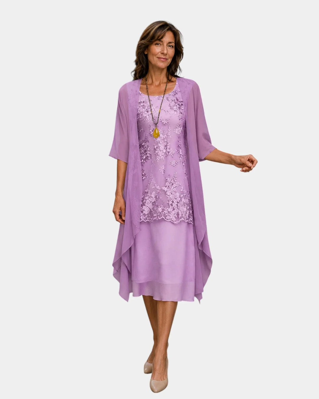 Mahélia Chiffon Dress