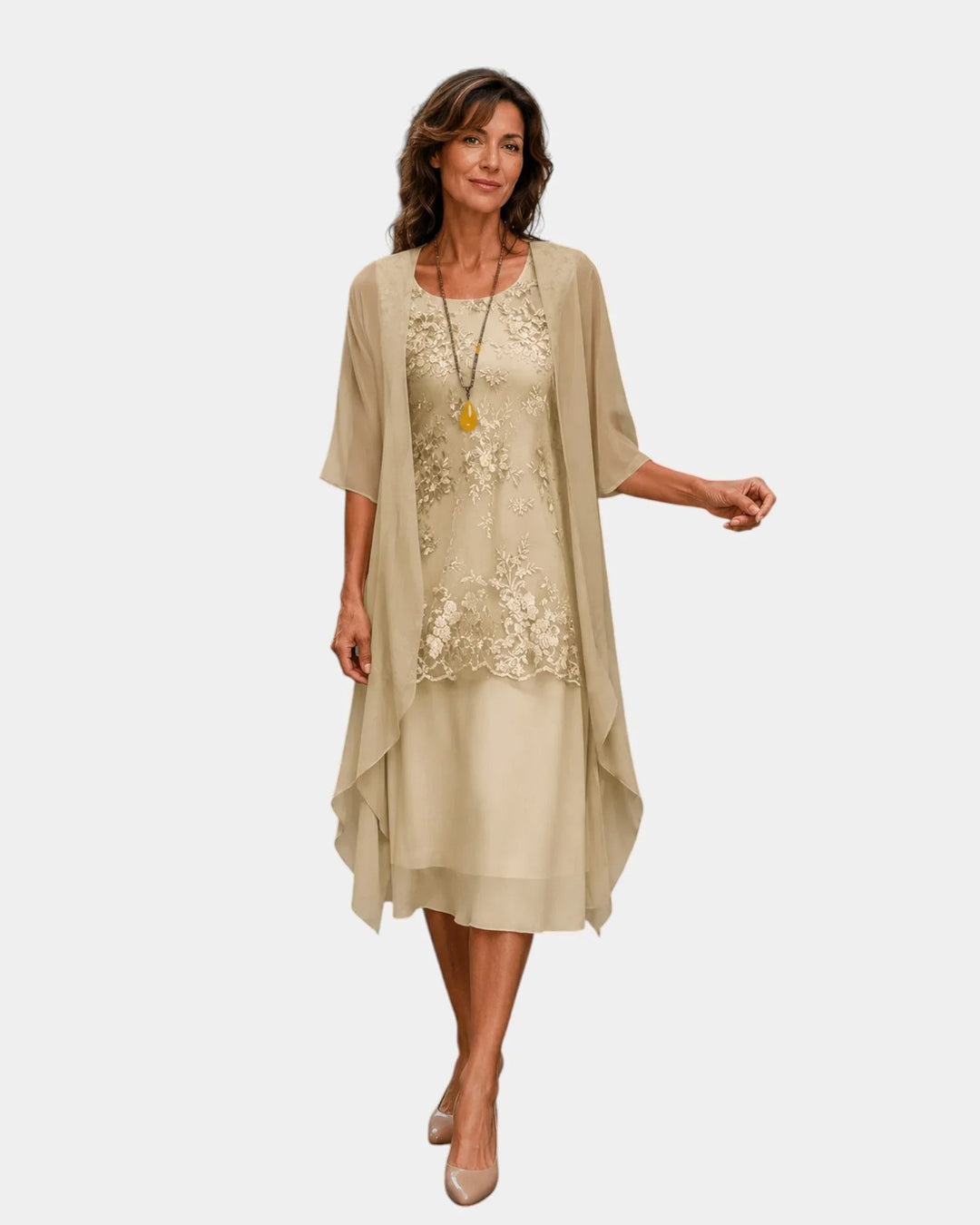 Mahélia Chiffon Dress