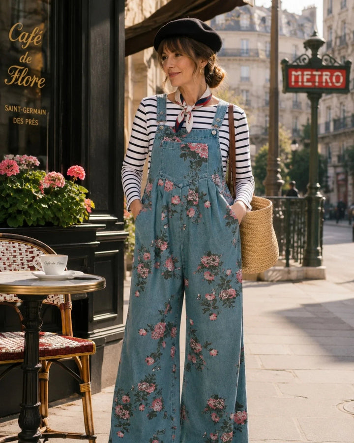 Norelle Floral Overalls