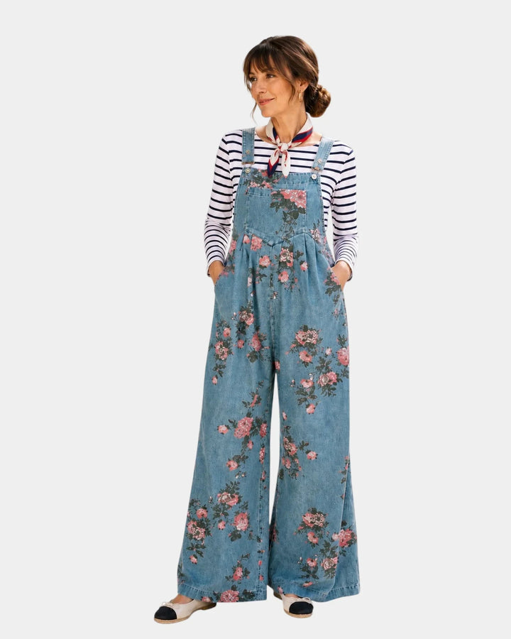 Norelle Floral Overalls
