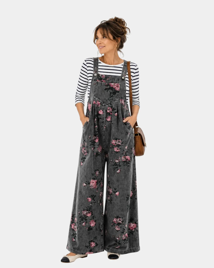 Norelle Floral Overalls