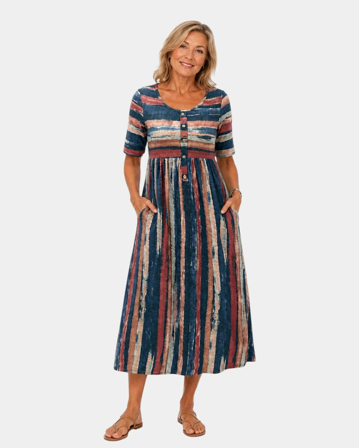 Wendoline Striped Dress
