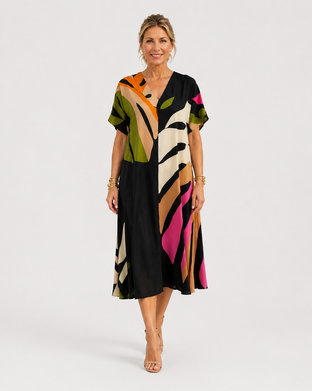 Audomare V-Neck Dress