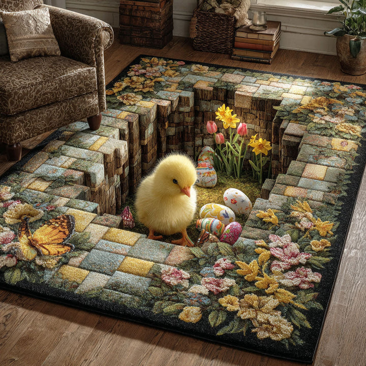 Chick Egg Spring Area Rug