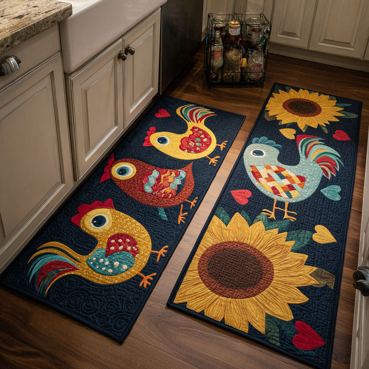 Chicken Valley Kitchen Area Rug