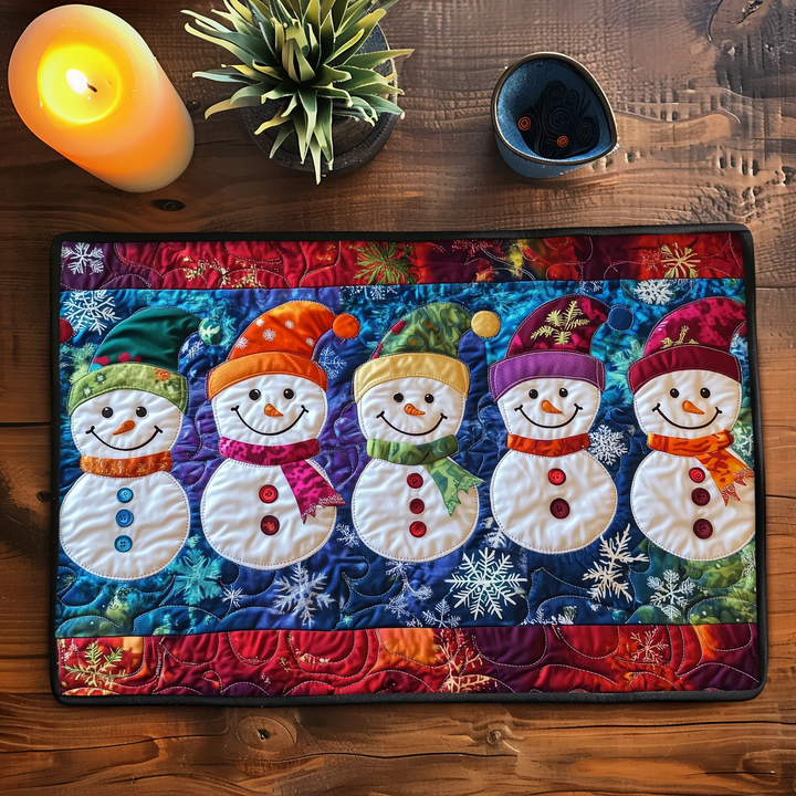 Chilly Cheer Quilted Place Mat