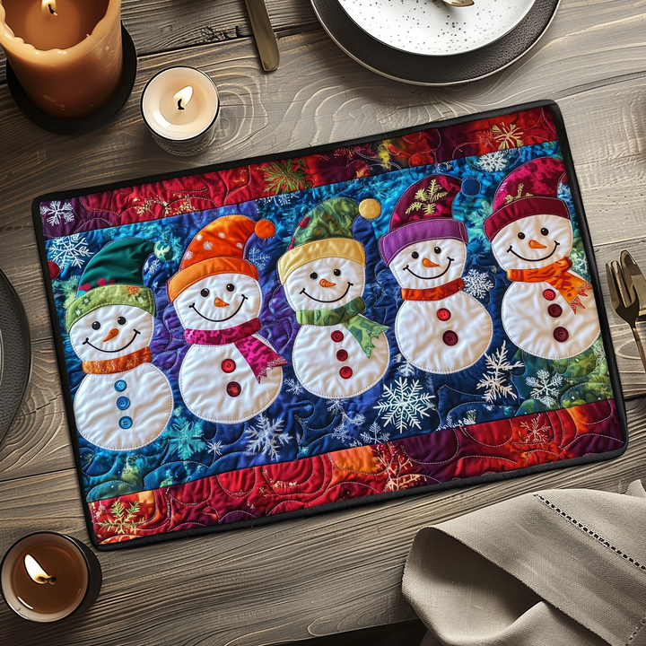 Chilly Cheer Quilted Place Mat