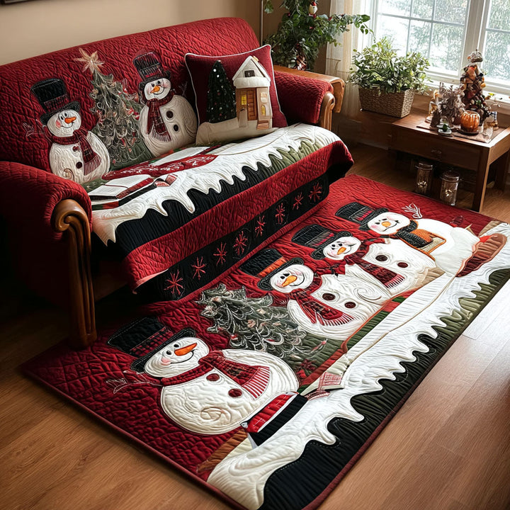 Christmas Eve Smiles Area Rug