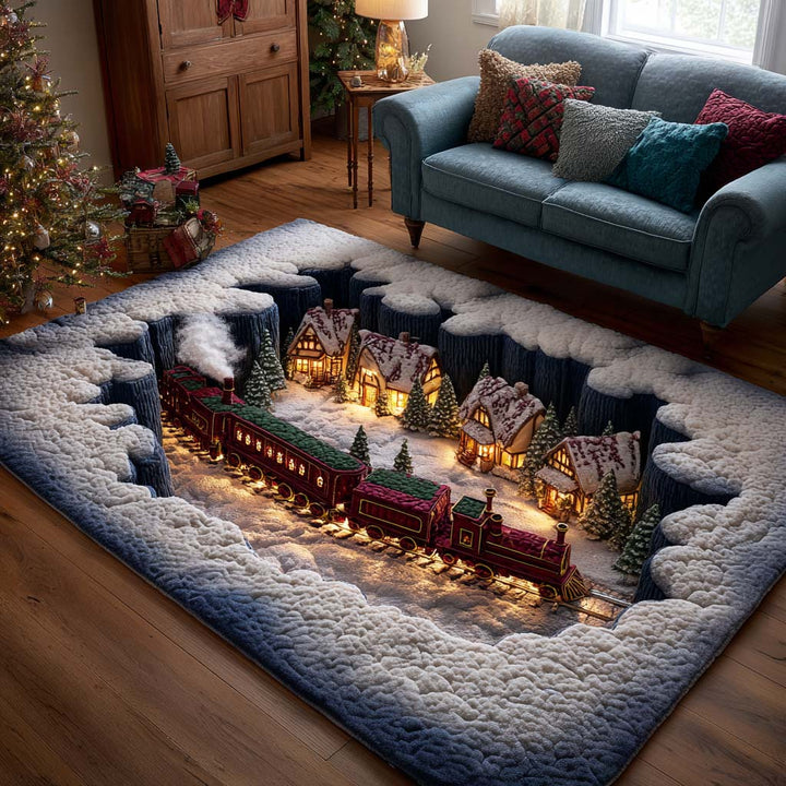 Christmas Express Area Rug