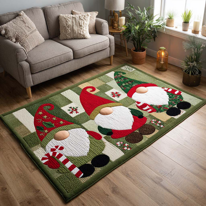 Christmas Gnomes Area Rug