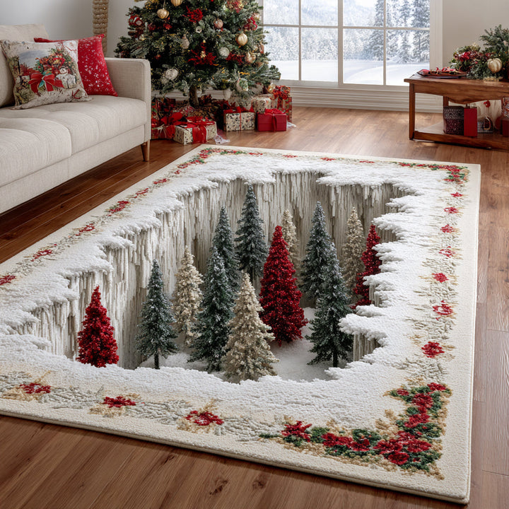 Christmas Pine Magic Area Rug