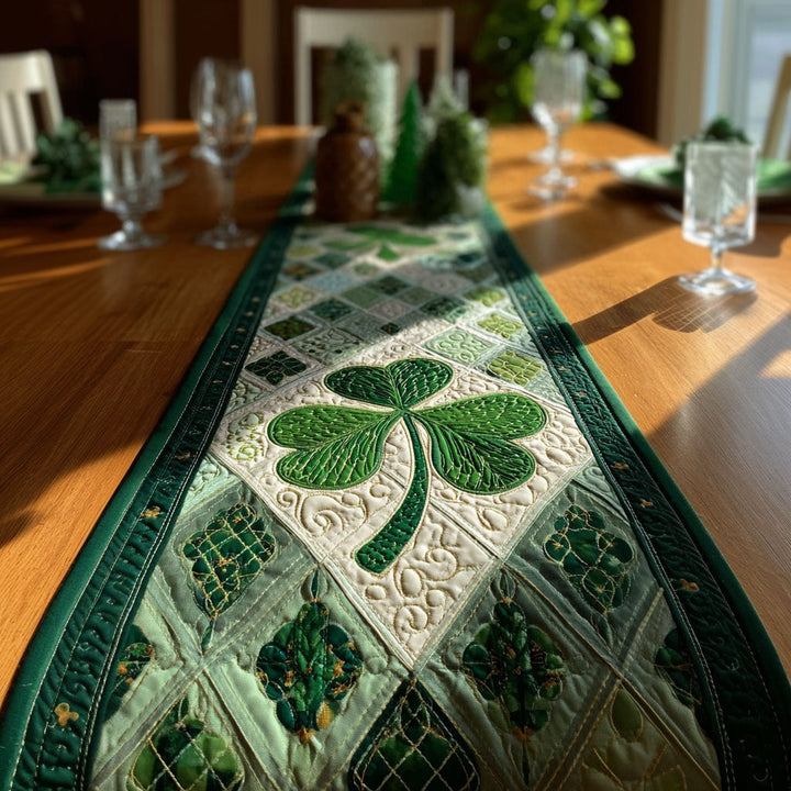 Cloverlight Blessing Quilted Table Runner