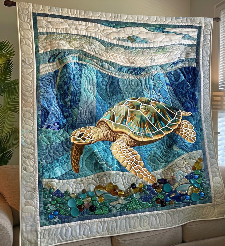 Coastal Dreams Quilted Blanket