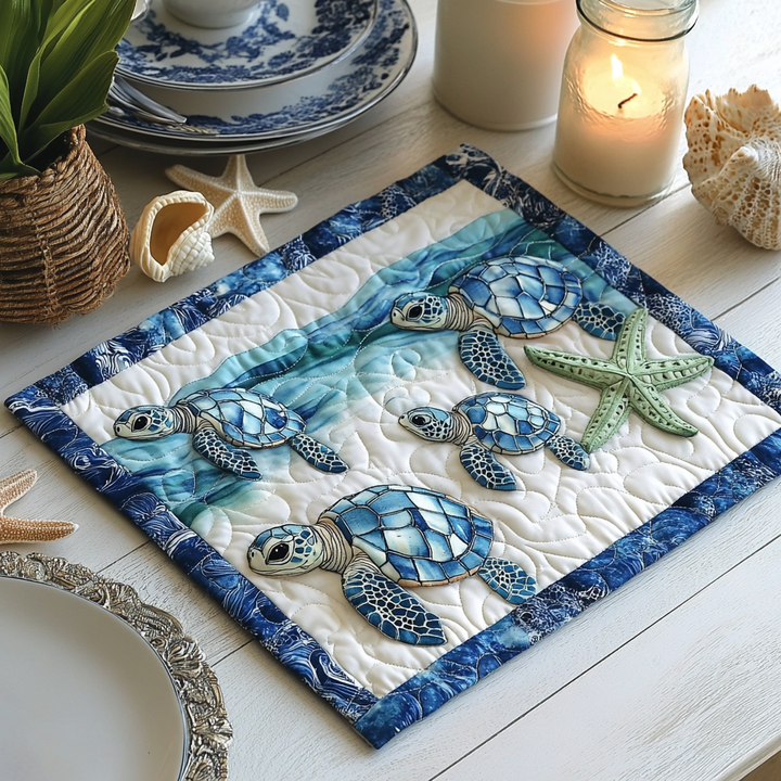 Coastal Wanderer Quilted Place Mat