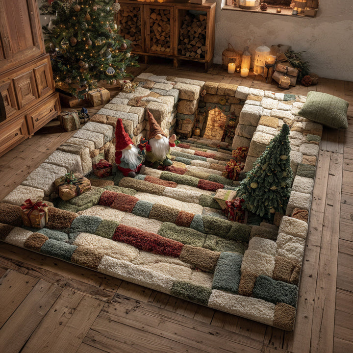 Cobblestone Gnome Area Rug
