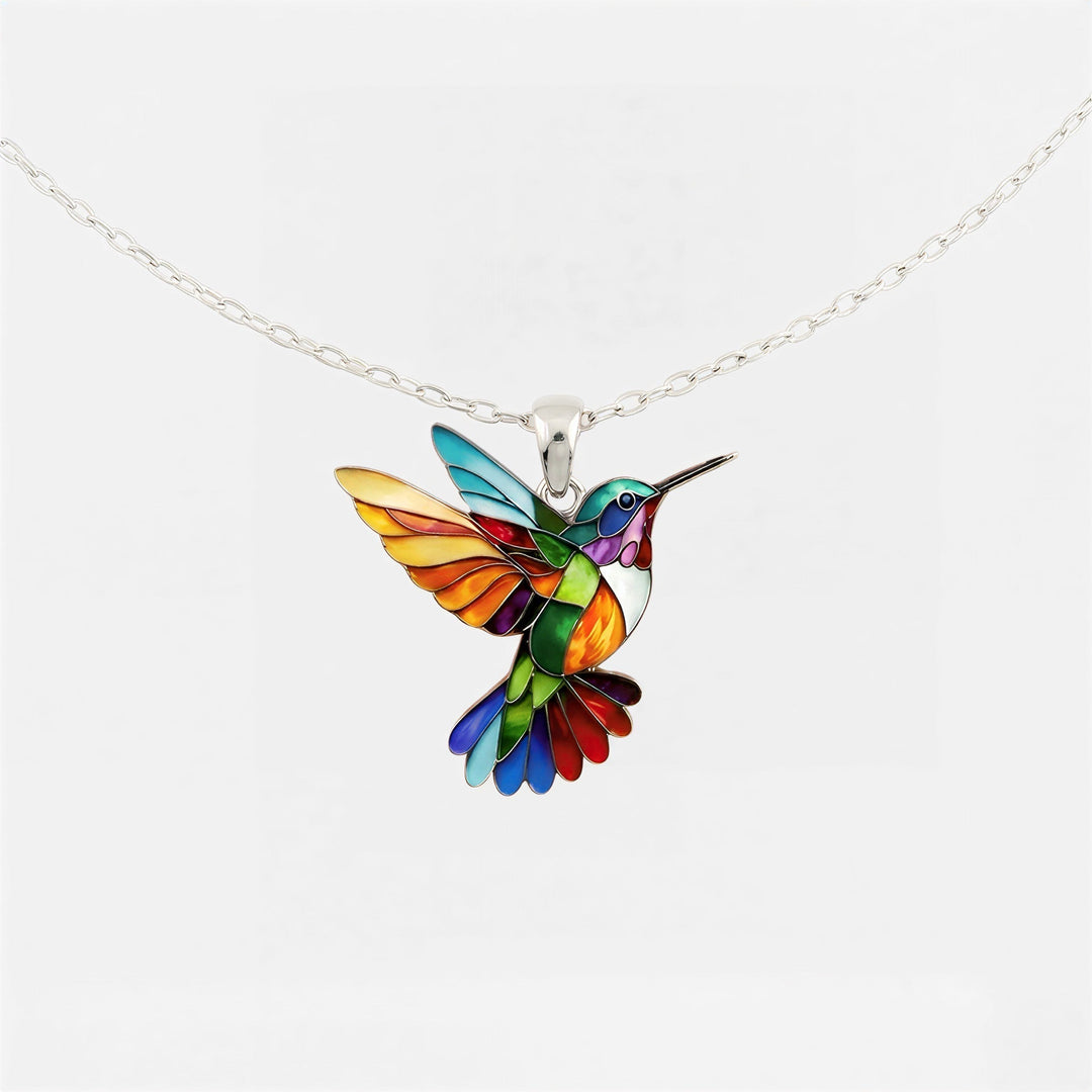 Hummingbird earrings for good luck + free necklace – limited edition