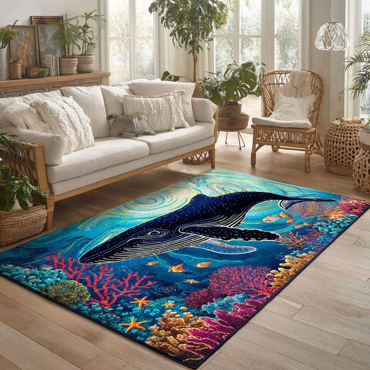 Coral Symphony Area Rug