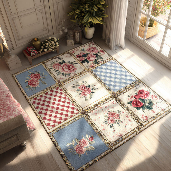 Cottage Rose Memory Area Rug