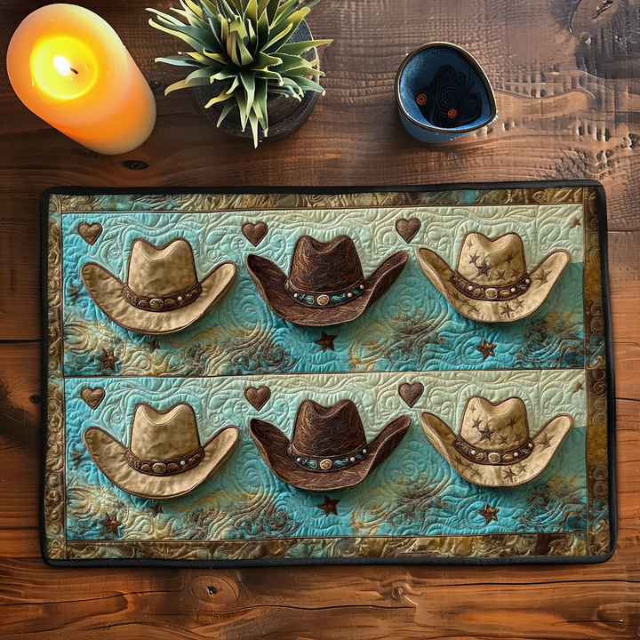 Cowboy Collection Quilted Placemat