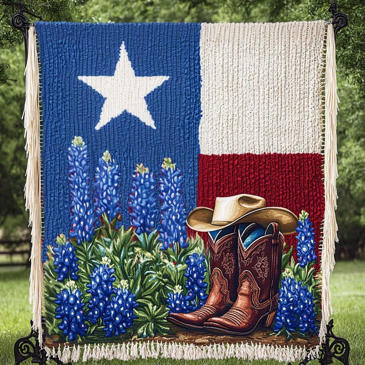 Cowboy Charm Woven Sofa Blanket