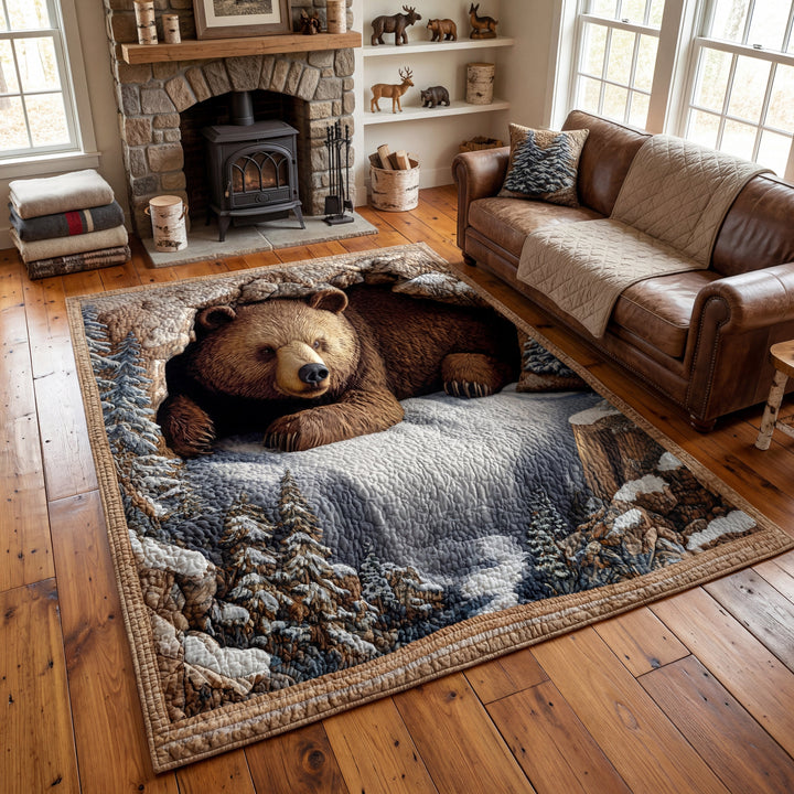 Cozy Bear Lodge Area Rug