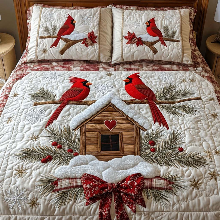 Cozy Cabin 3-Piece Quilted Bedding Set