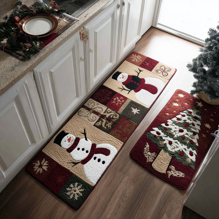 Cozy Holidays Kitchen Area Rug