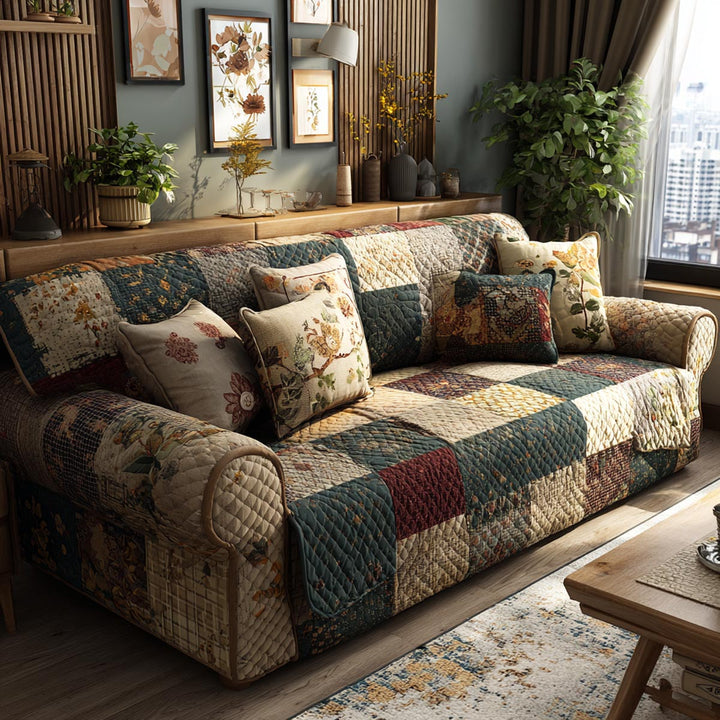 Cozy Retreat Quilted Sofa Cover