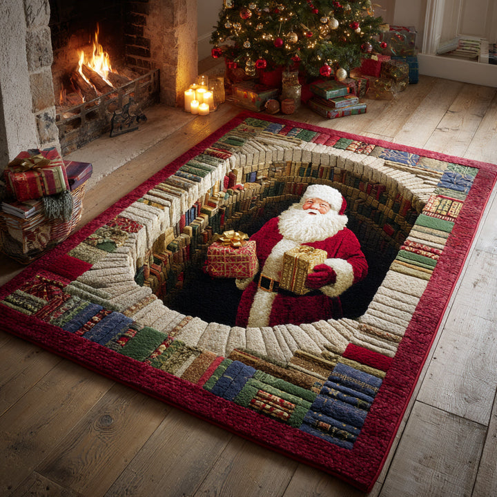 Cozy Santa Claus Area Rug