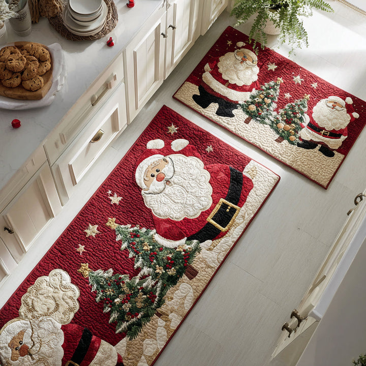 Cozy Santa Kitchen Area Rug