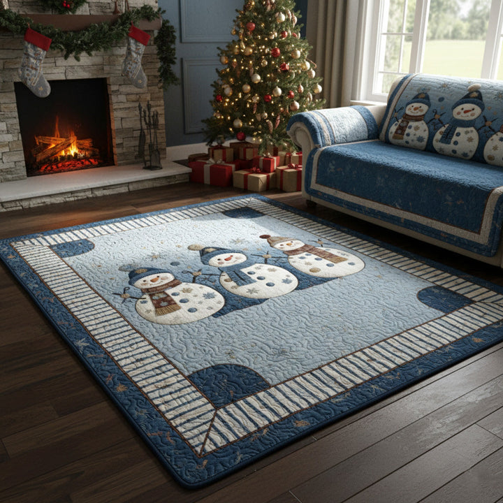 Cozy Snow Friends Area Rug