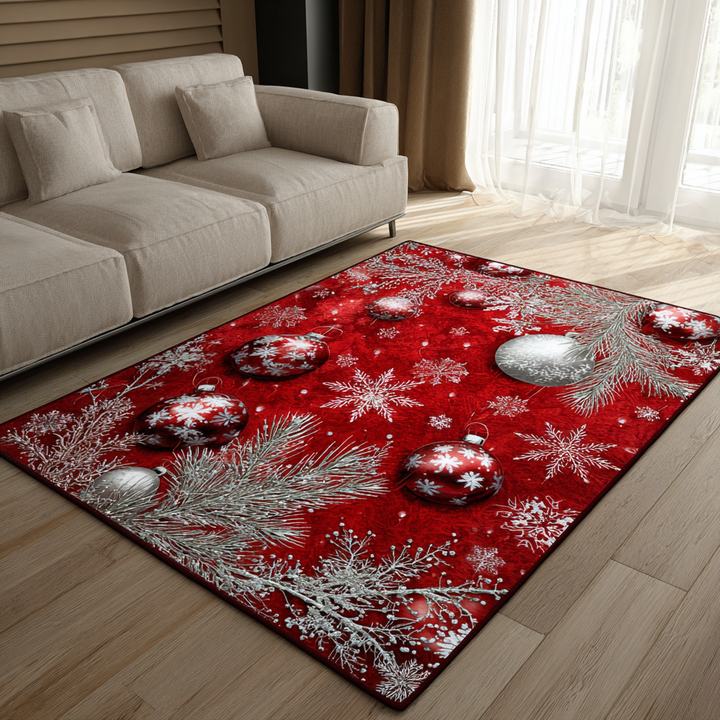 Crimson Spark Area Rug