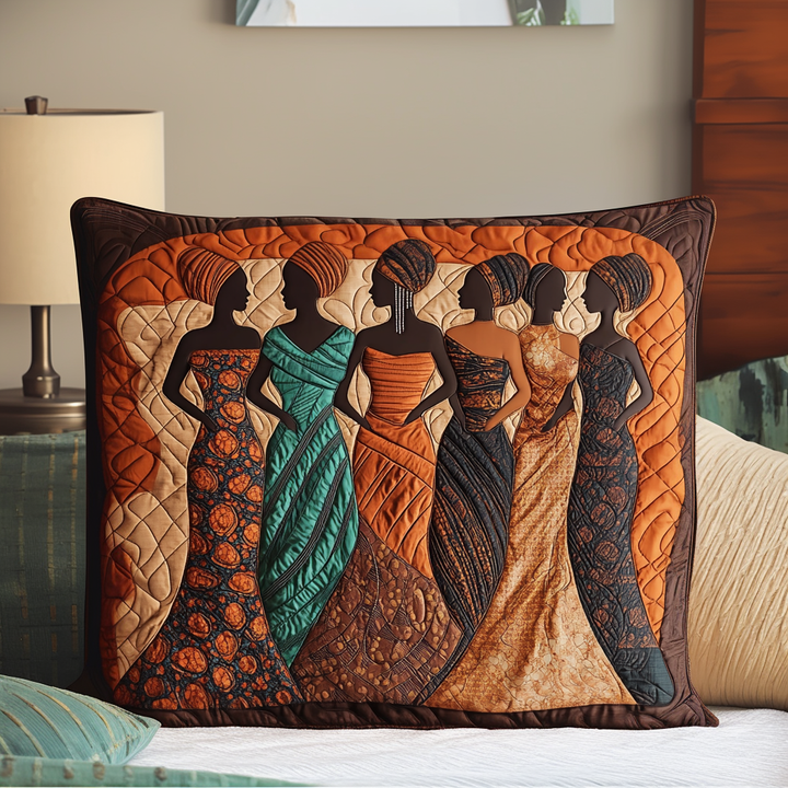 Crowned in Nature Quilted Bedding Pillow Case