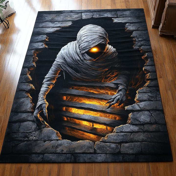 Crypt Mummy Area Rug