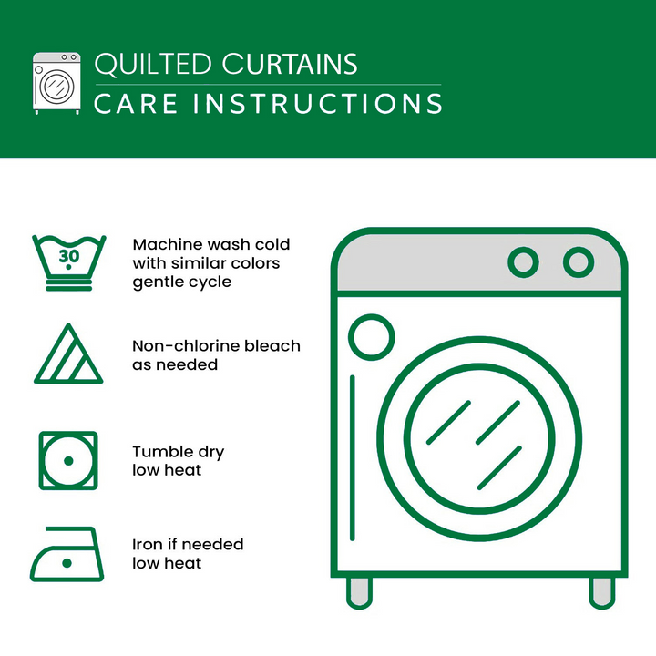 Heritage Bloom Quilted Curtains