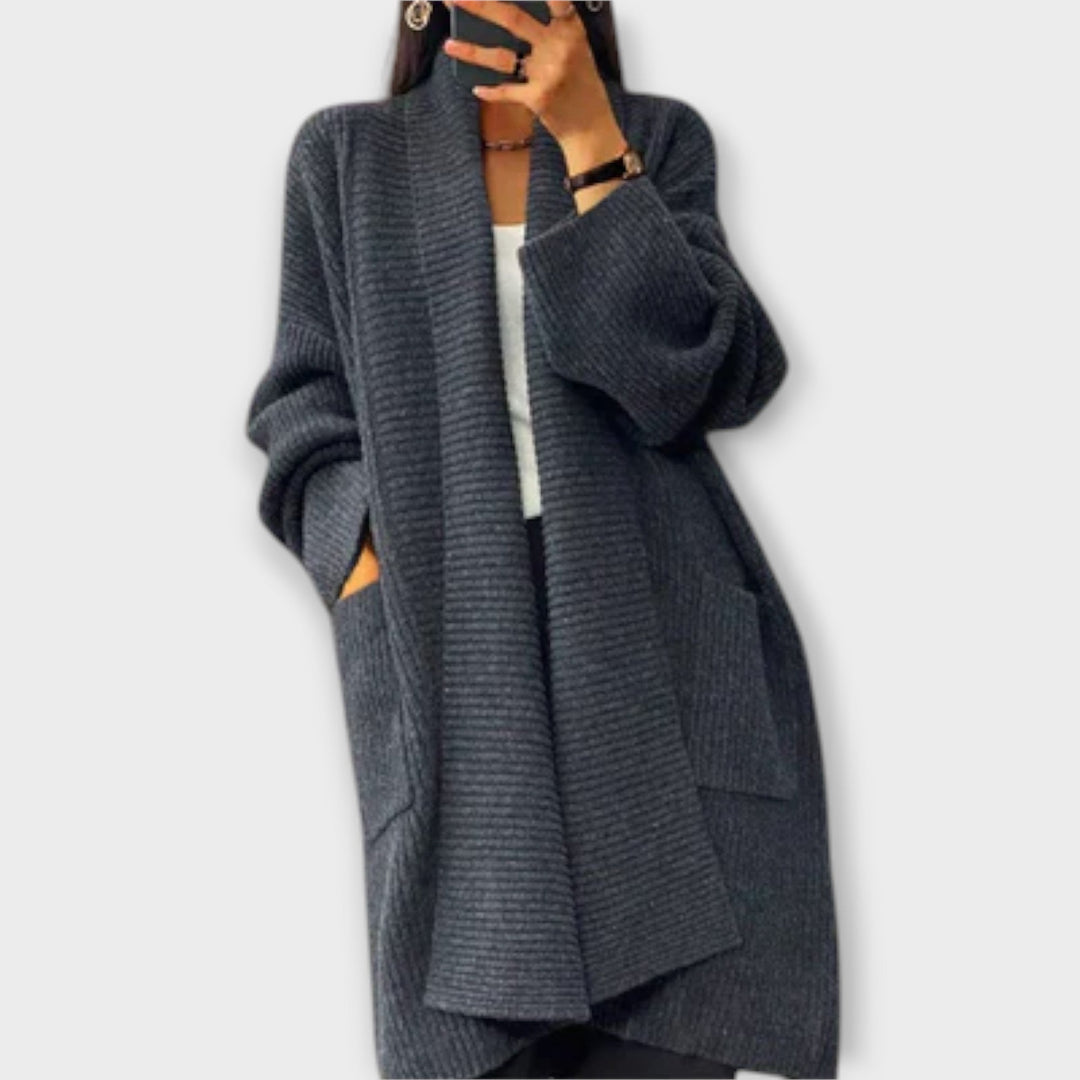 Euphemia - Long braided cardigan