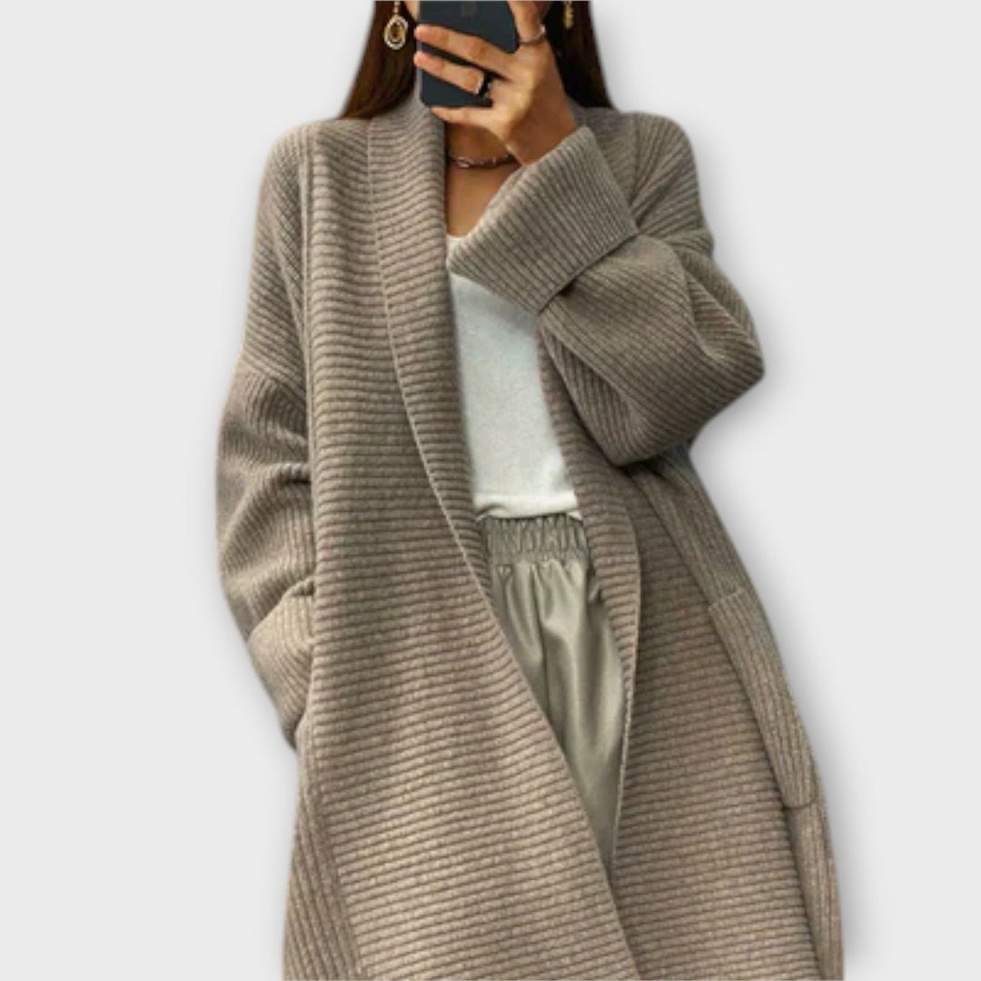 Euphemia - Long braided cardigan