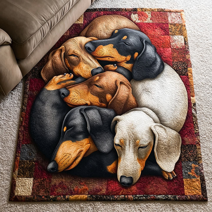 Dachshund Haven Area Rug