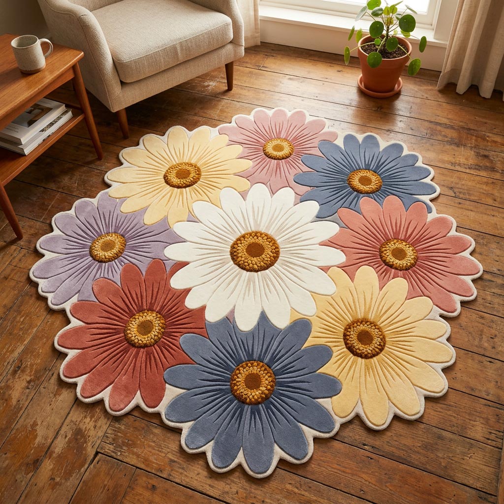 Daisy Fields Custom Shape Area Rug