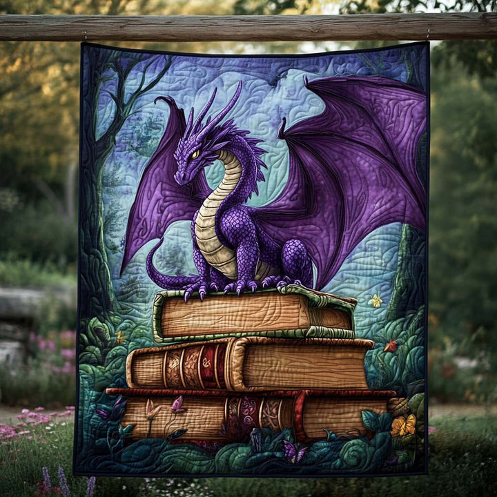 Darkwing Whisper Quilted Blanket