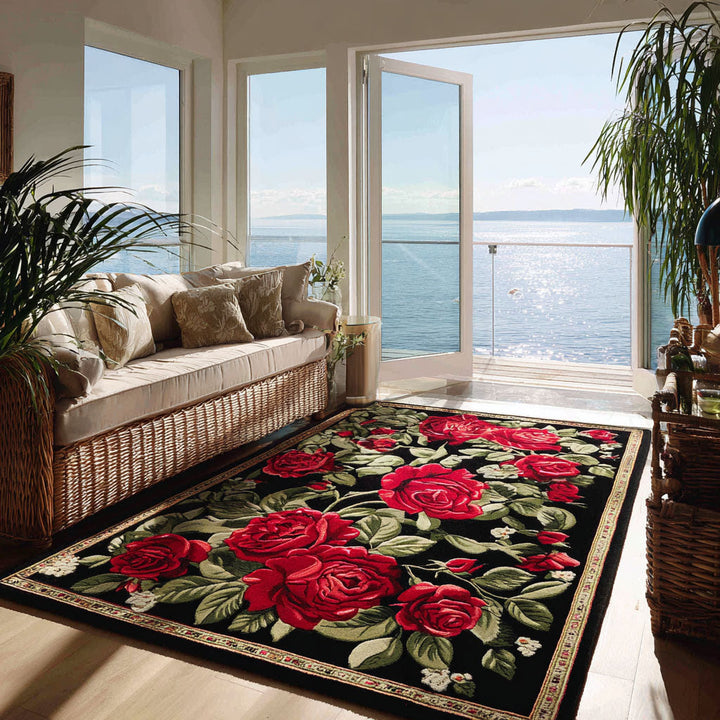 Deep Blossom Area Rug