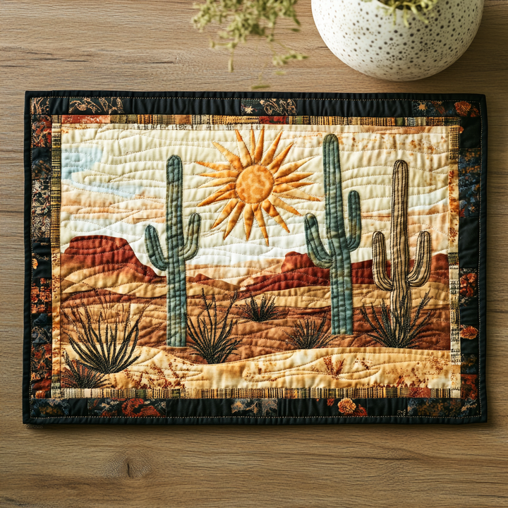 Desert Bloom Quilted Place Mat