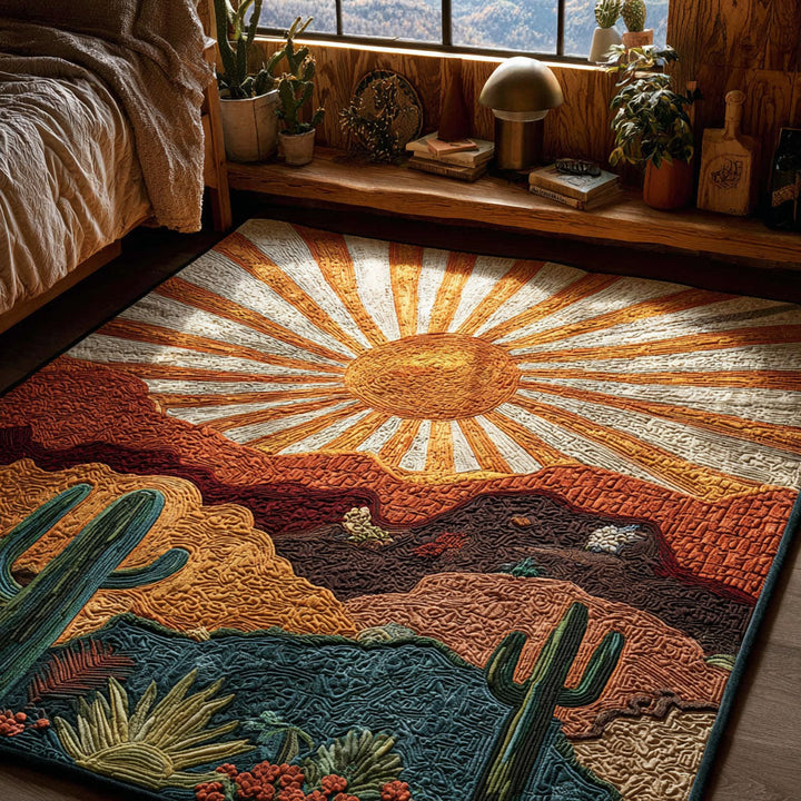 Desert Dawn Glow Area Rug