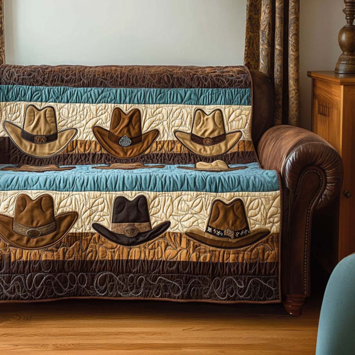 Cowboy Quilted Sofa Cover