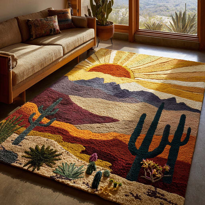 Desert Sunrise Area Rug
